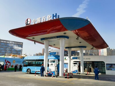 China’s First Integrated Methanol-to-Hydrogen and Hydrogen Refueling Service Station Now in Operation.