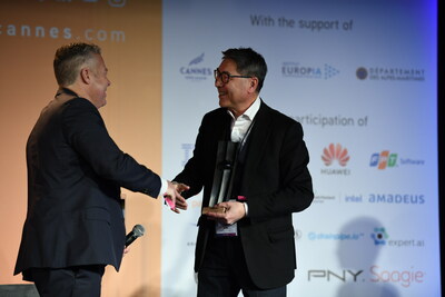 WAICF awards Huawei the Special Jury Prize at World Artificial Intelligence Cannes Festival 2023(Copyright : World AI Cannes Festival / Corp Agency)